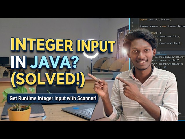 How to Take User Input in Java 🧑‍💻 | Integer Input Explained 🔢