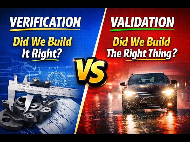 Verification vs Validation in Automotive | OEM Explained Simply