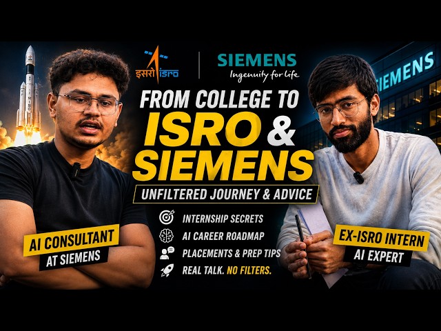 How a VIT Pune Student Cracked ISRO & Siemens | AI Career, Internships & Placements