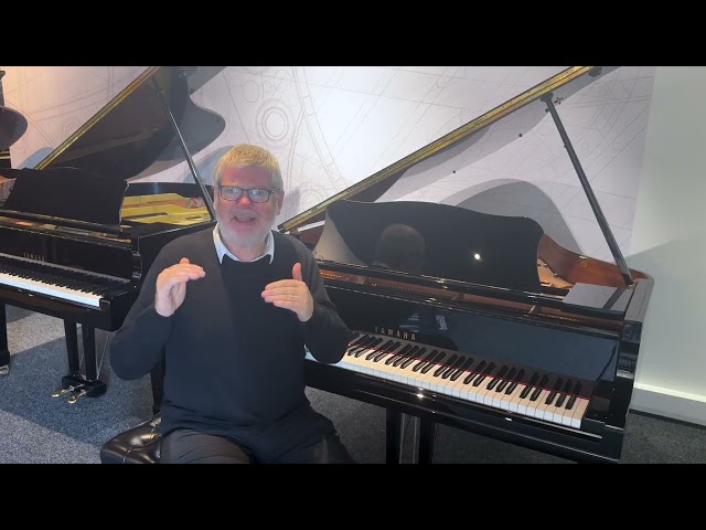 Secondhand Yamaha GC1 Acoustic Piano | Polished Ebony | Bankhead Store - Rimmers Music