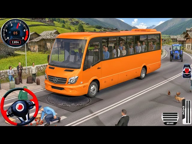 New Bus Simulator 2026 - Offroad Public Transport Bus Driver 3D - Bus Game Android Gameplay