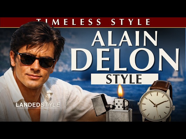Alain Delon Style | The Most Handsome Man in Cinema