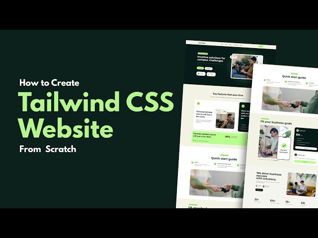 How to create a Tailwind Website from scratch | Tailwind CSS tutorial