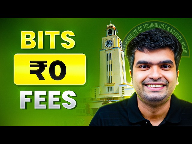 Study For ₹0 Tuition Fees at BITS Pilani 🔥