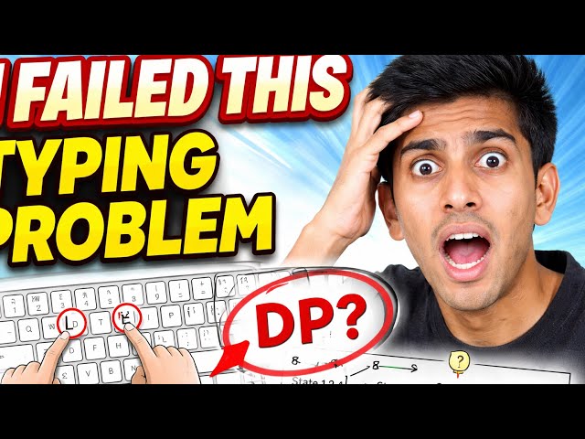 I Failed This Typing Problem 😭 | LeetCode 1320 Java