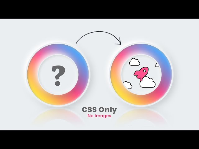 CSS Animation Effects | Neumorphism Effect with Soft Gradient & Animated Rocket  | FontAweosme