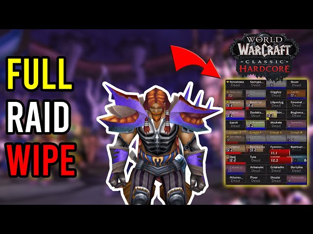 HOW The Hardcore Raid FULL WIPED In Naxx