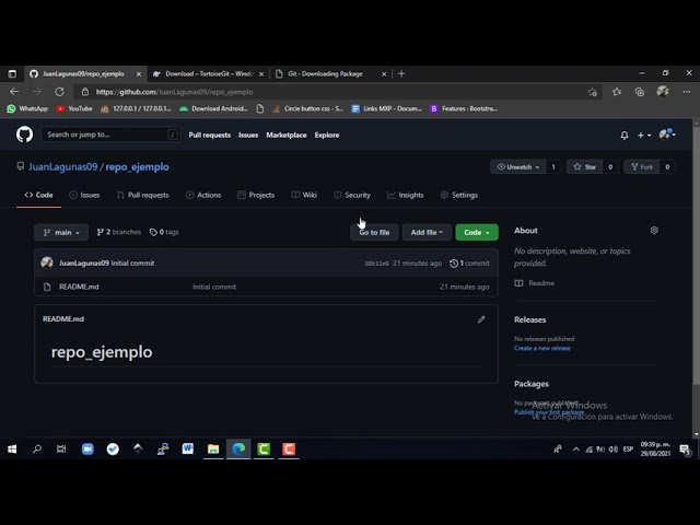 Instalación de Git, TortoiseGit y Cuenta en GitHub | Instalaciones #JDC #JuanDevCode