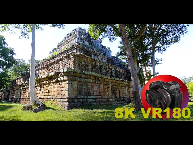 KOH KER - PRASAT THOM Pyramid and 3rd Enclosures 8K 4K VR180 3D (Travel Videos ASMR Music)
