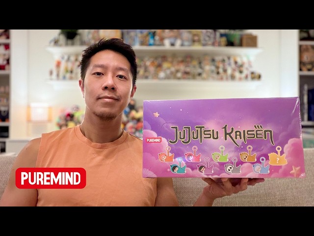UNBOXING JUJUTSU KAISEN PLUSH PENDANTS! Puremind Cat Ear Anime Blind Box Keychains Vinyl Face Goto