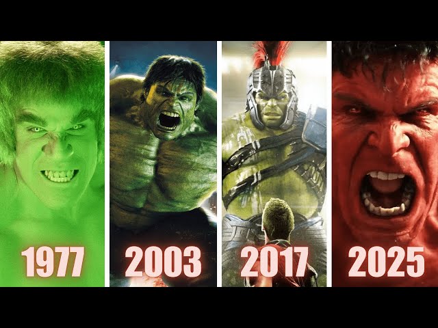 The Amazing Evolution of Hulk Movies (1977-2025)