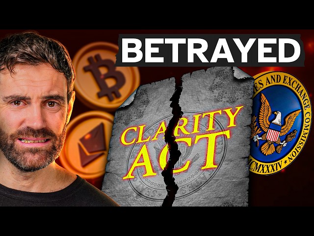 Crypto BETRAYAL!! Coinbase KILLS The CLARITY Act!!
