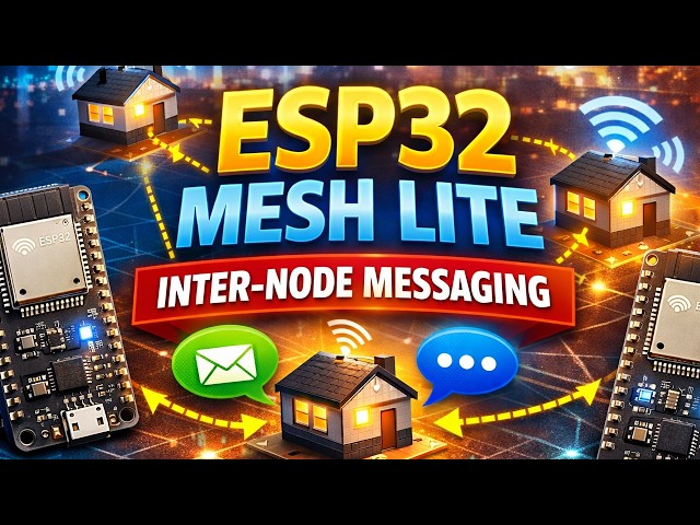 ESP32 Mesh Lite Inter-Node Messaging  | ESP-IDF & VSCode