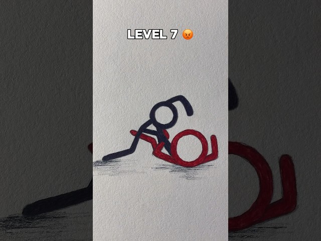 How to Draw Stickman in Different Levels Part 47 ✨