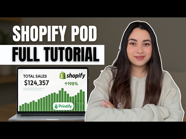 SHOPIFY Print On Demand FULL TUTORIAL para Principiantes 2026 ( Paso a paso desde cero)