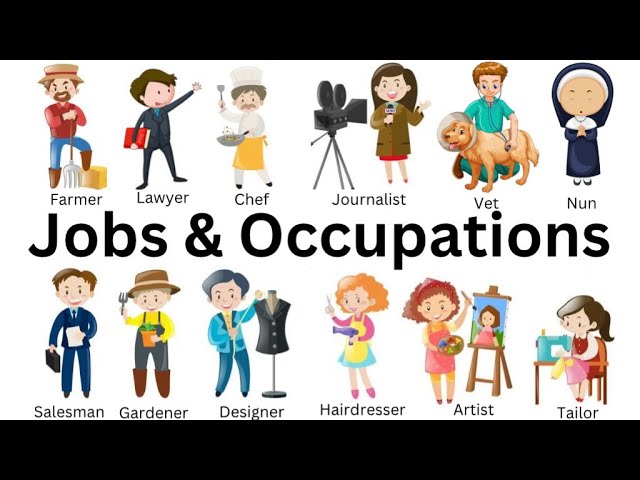 Jobs & Occupations | Let's Learn Jobs & Occupations Name In English
