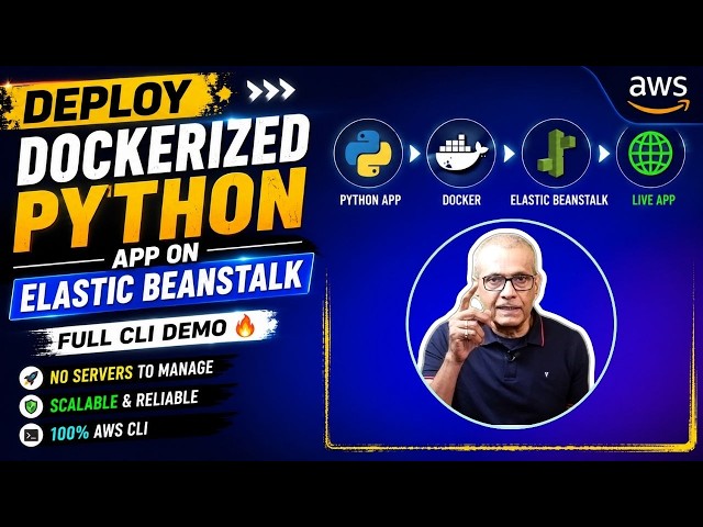 Deploy Dockerized Python App on AWS Elastic Beanstalk | Full CLI Demo | Day 20