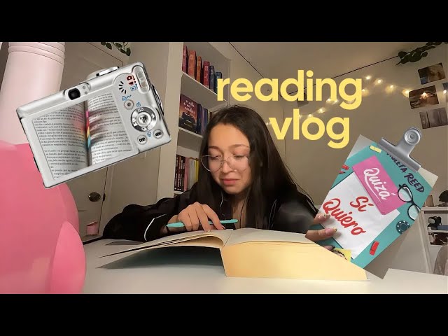 reading vlog con marley books 