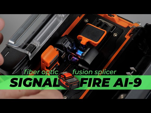 Fiber optic splicing with the Signal Fire AI-9 fusion splicer