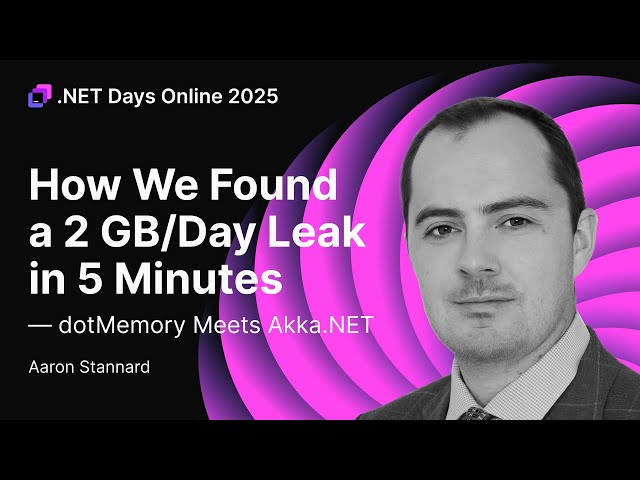 How We Found a 2 GB/Day Leak in 5 Minutes – dotMemory Meets Akka.NET — Aaron Stannard