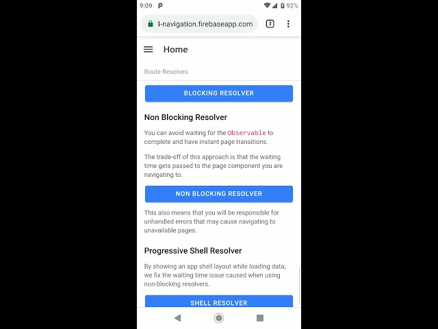 Ionic 4 Navigation - Route Resolvers Strategies