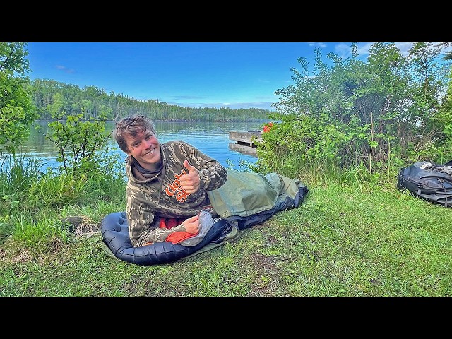 Cowboy Camping America's Largest Body of Water! - Catch & Cook Lake Trout