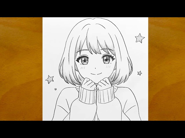 How to Draw a Cute Anime Girl Step by Step | Easy Drawing Guide