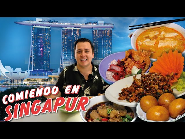 This is Singaporean food 🇸🇬 🥘 Trying authentic Singaporean street food