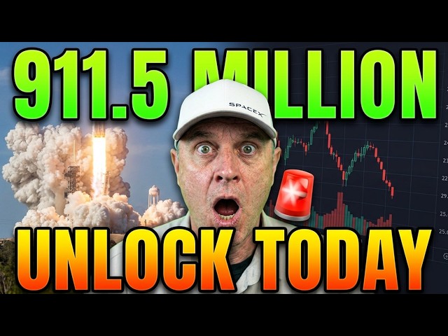 911.5 MILLION SPACEX SHARES UNLOCK TODAY 🚨 ETFs Cannot Buy For 30 Days