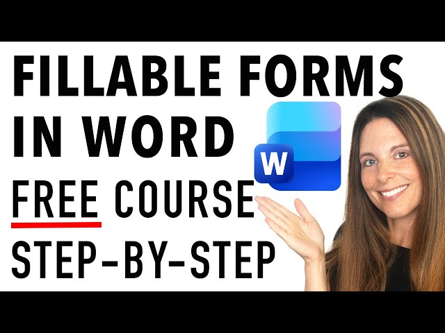 How to Create Fillable Forms in Microsoft Word - A Step-by-Step Guide