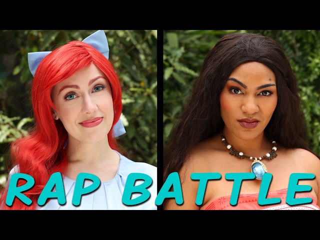 ARIEL vs MOANA: Princess Rap Battle (Janaya Mahealani Jones, Whitney Avalon) *explicit*