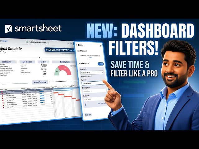 Fix Your Smartsheet Dashboards With These New Filters