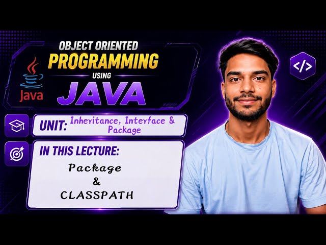 3.4 | Package in Java | CLASSPATH in Java | OOP Using Java