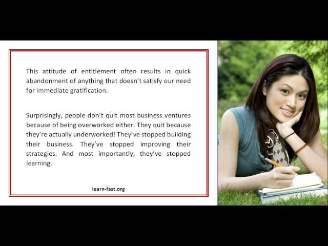 The Learn To Earn Principle