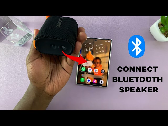 How To Connect Bluetooth Speaker On Samsung Galaxy Z Fold 8 / 8 Ultra