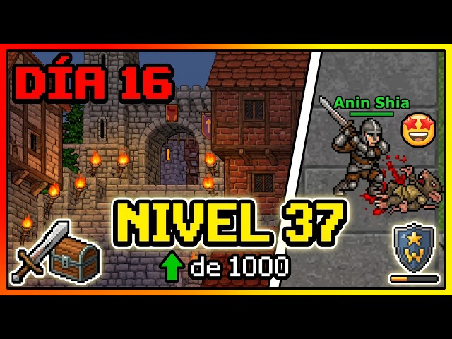 RETO: Nivel 1 a 1000 en Tibia jugando SOLO 1 hora al día | Día 16