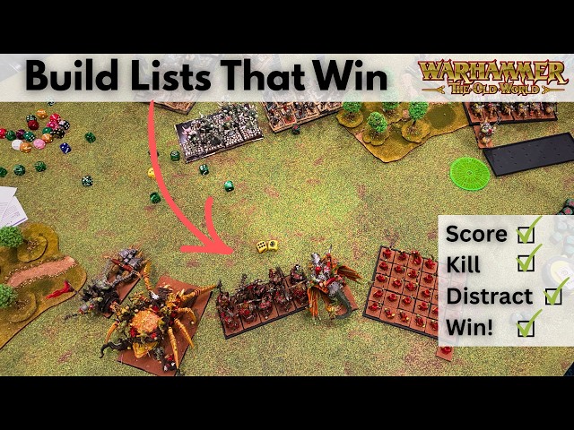 FIVE Tips to Build GOOD Lists | Warhammer The Old World