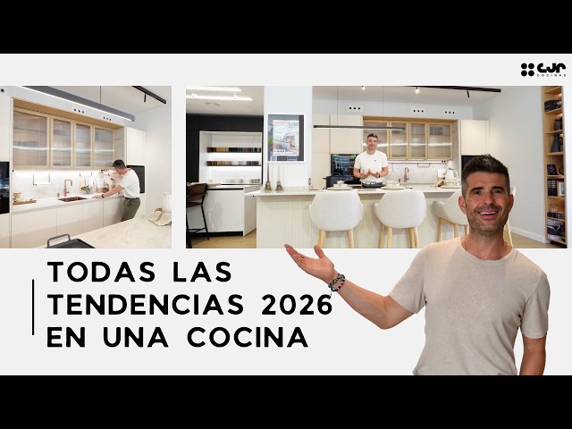 TRENDS That WORK in 2026 🚨 Beige and Wood Kitchens with an Island | Cocinas CJR
