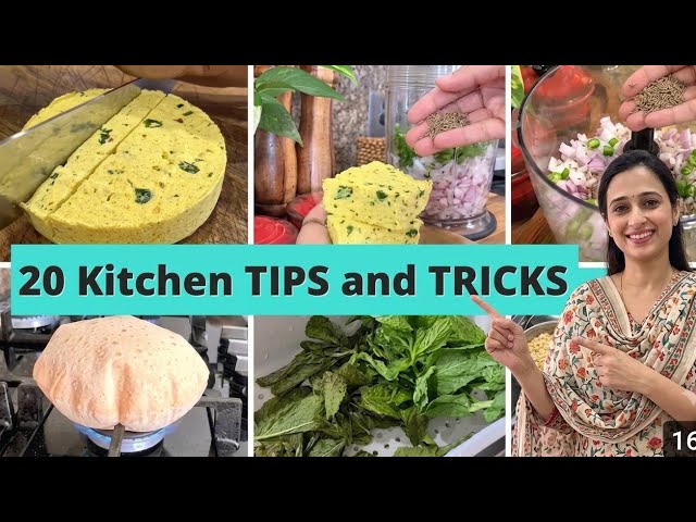 20 Time Saving Kitchen Tips And hacks/Hacks For Healthy Lifestyle/Indian Cooking tips and hacks 