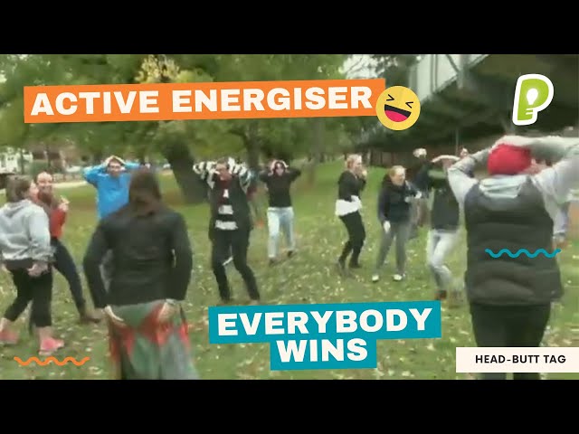 One of the Best TEAM GAMES - HEAD BUTT TAG - Super Fun, Everyone Wins