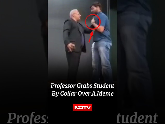 Gujarat Engineering Professor Grabs Student By Collar Over 'Jaldi Bol...Panvel Nikalna Hai' Comment