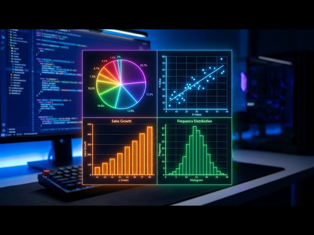 Pandas & Matplotlib Plots Tutorial | Subplots, Pie, Line, Scatter, Bar & Histogram | Urdu / Hindi