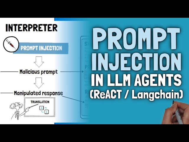 Prompt Injection in LLM Agents (ReAct, Langchain)