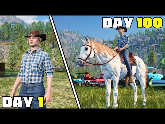 I Played 100 Days of Ranch Simulator