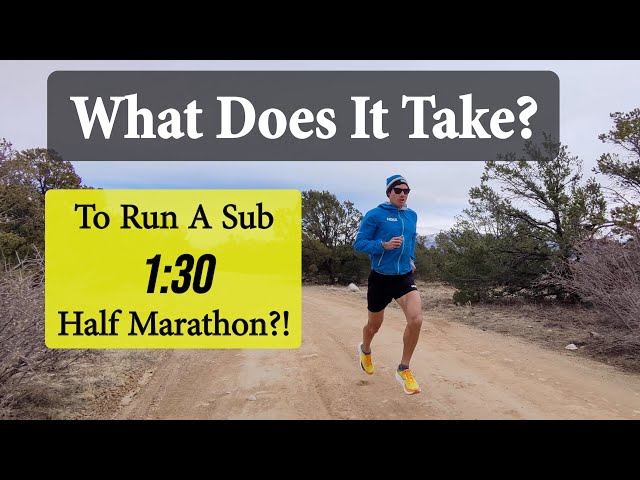 SUB 1:30 HALF MARATHON TRAINING AND WORKOUTS: Coach Sage Canaday Higher Running x Tracer