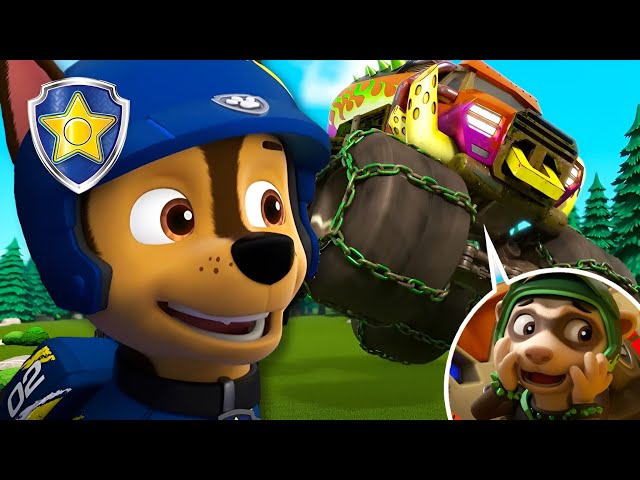 😱 No One's Driving?! Chase Stops Monster Truck Mayhem 🚨🚓! | Chase Official Channel | PAW Patrol