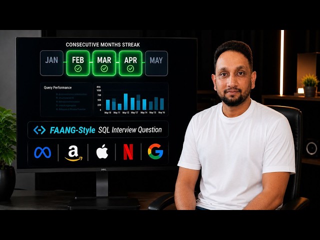 FAANG-Style SQL Interview Question | Consecutive Months Streak Challenge