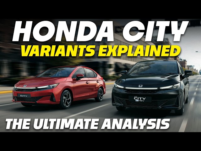 2026 Honda City Facelift Variants Explained & Review | SV, V, ZX, ZX+, ZX+ Hybrid