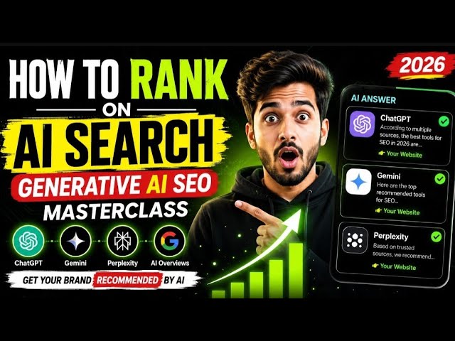 How to Rank on AI Search Result 🤯 | Generative AI SEO (GEO) Masterclass 