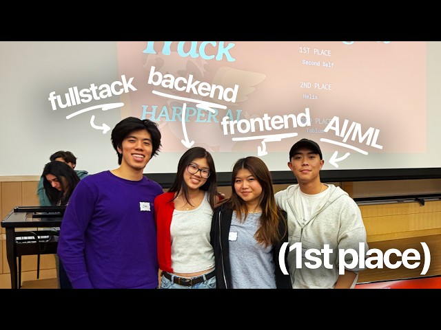 Our First Hackathon Together (we won!)